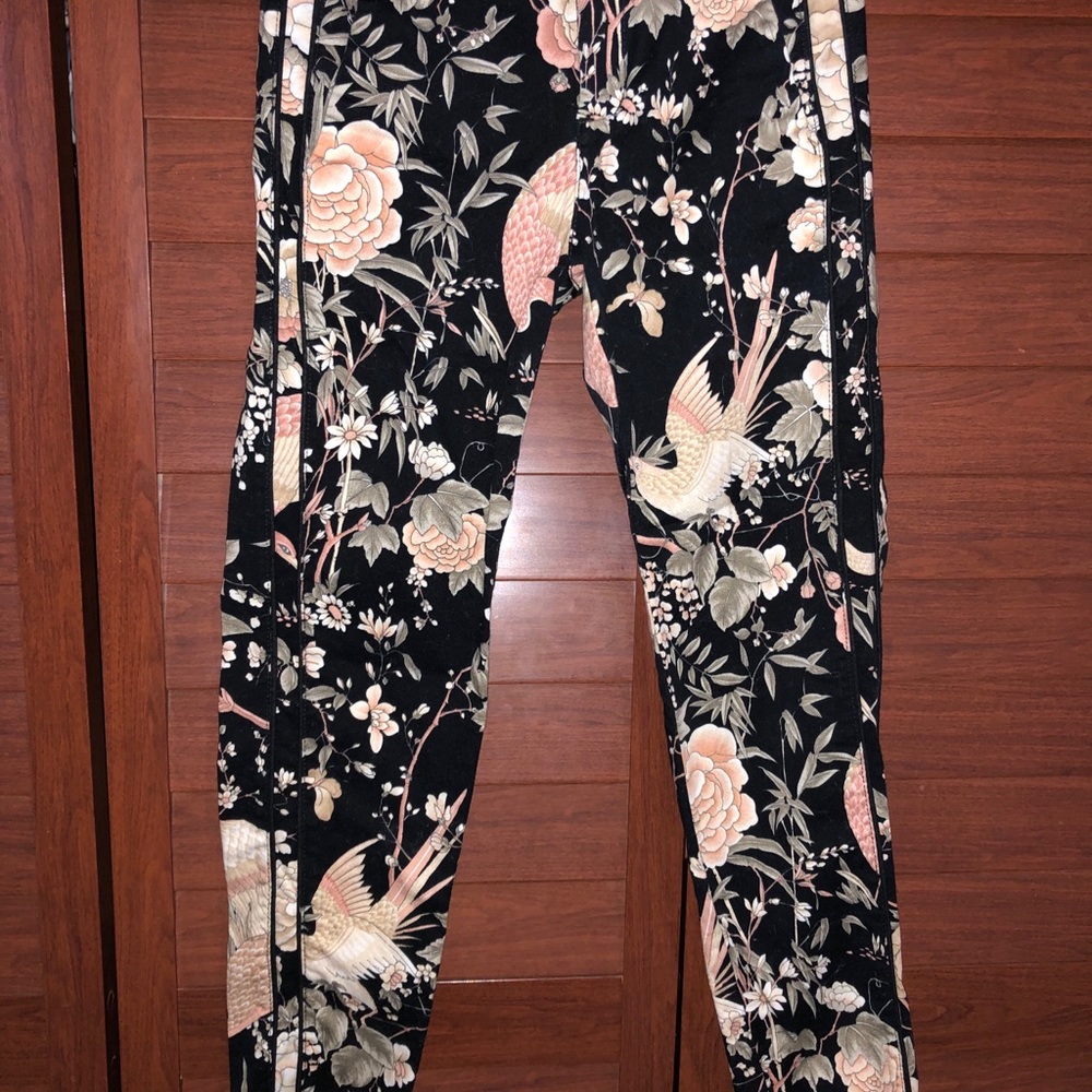 Zara printed pants